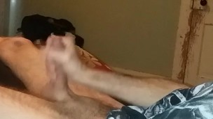 A big dick mature male gets romantic with lotion. (4k) (huge cumload)