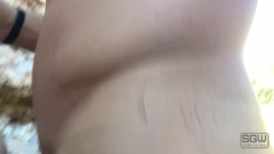 Fucking and Sucking Quickie in the Mountains