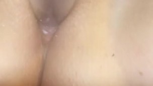 Using My Cum As Lube And Double Penetation With Clear Wands