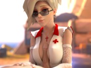 Mercy Nursey from Overwatch Titfuck
