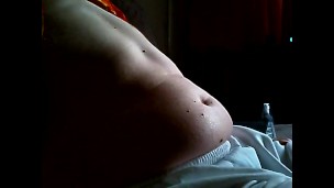 Belly Bloating Side View