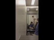 Nerdy Quiet Girl Behind Counter Sucks & Fucks a Customer for a Creampie 10/16