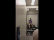 Nerdy Quiet Girl Behind Counter Sucks & Fucks a Customer for a Creampie 16/16