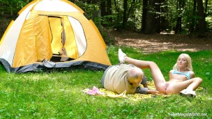 Old-n-Young.com - Lovita Fate - Mushroom hunter picks up blonde pussy