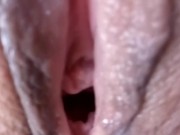 Close up Fingering my little wet Pussy. Riding dildo