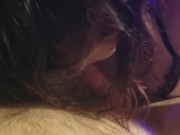 Pregnant woman services her man with BJ 4/16