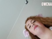 BBW Hucow Pours Milk Over Her Big Boobs 11/16