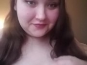 Teasing my nipples