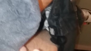 A big dick mature male moaning loud and talking dirty.