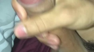 Solo male jacking off