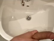WHO ist swinging His stepbrothers cock in the mirror?