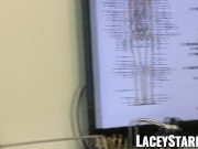 LACEYSTARR - Doctor GILF eats Pascal White cum after sex 3/16