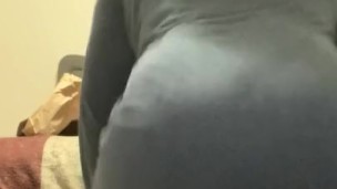 Naughty Girlfriend Makes Twerking Video With PHAT PUSSY SHOWING