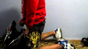 Jerk on my helmet