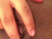 Playing with my pussy