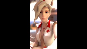 Mercy Selfie Titfuck Overwatch
