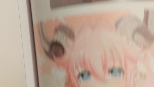 Cumming to my Anime book (Sin of Lewdness)