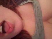 Moaning for daddy on Snapchat