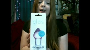 Safe for Work - Gläs ( Glas ) Amethyst Rain Glass Butt Plug Unboxing