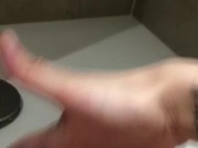 First time squirt in the shower after fingering my tight little pussy