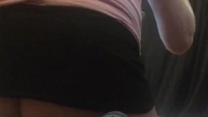 Elektricity light lube up femboy butt