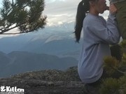 Fun hike with my Asian gf! Outdoor Bj and fuck with a view 7/16