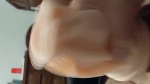 Stretching this pocket pussy out