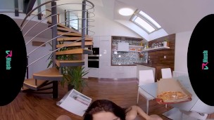 VRHUSH Petite Lexi Dona rides a cock in VR POV