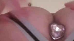 Showing off my cute plug