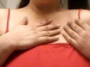 Playing with my tits