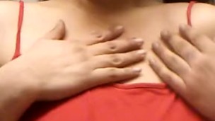 Playing with my tits
