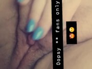 **Preview only** Snapchat female solo masturbation