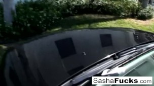 Sexy Sasha lives out her fantasies in the boiler room