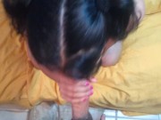 HOT BLOWJOB PRETTY FACE CUM IN MOUTH 10/16