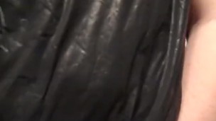 MY SHINY RED WHITE AND BLUE UNDIES CUMMING ON MY NYLON VEST!