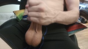 Jerking off in the middle of the day
