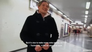  CZECH HUNTER 399 - Dude Roams The Metro & Finds Hot Blonde Hunk To Pound