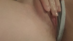 playing with my tight virgin pussy 3
