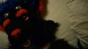 Little Femboywolf is waching porn and cum in his face Pt.3