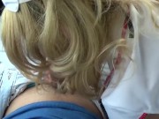 Car Blowjob on the public street 4/16