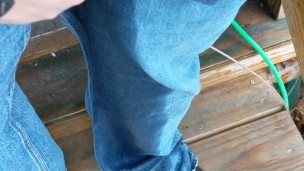 One Leg Porch Pee