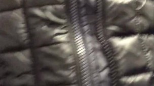 amazing JERK OFF and a HUGE CUMSHOT in a PUBLIC TOILET