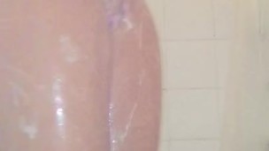 Shower soapy ass