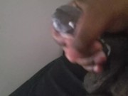 Mastrbating in the bedroom going hard