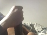 Jacking off before bed