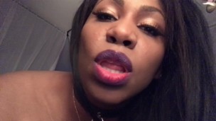 Hairy Dominatrix sucking & rubbing on your dick.