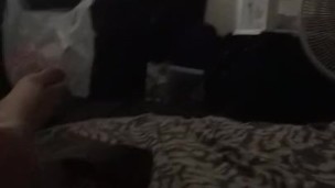 Limp cock, waiting for the wife to come home.