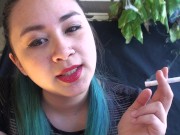 MissDeeNicotine Cigarette Tease