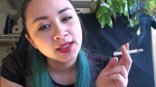 MissDeeNicotine Cigarette Tease
