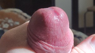 Super zoom cumshot. boy jerk off his cock